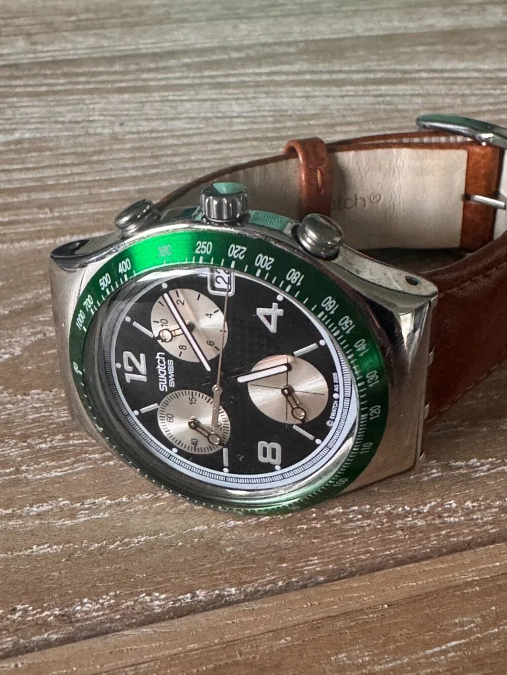 Timeless! Vintage Swatch Irony Chronograph Watch - READ
